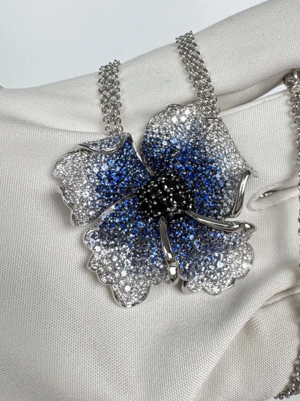 Palmiero FLOWER SAPPHIRE PENDANT PALMIERO984 4