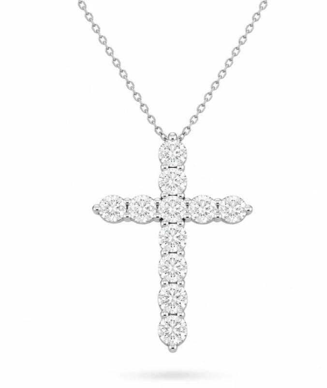 DIAMOND CROSS 2.05 CT FINE WHITE/VS