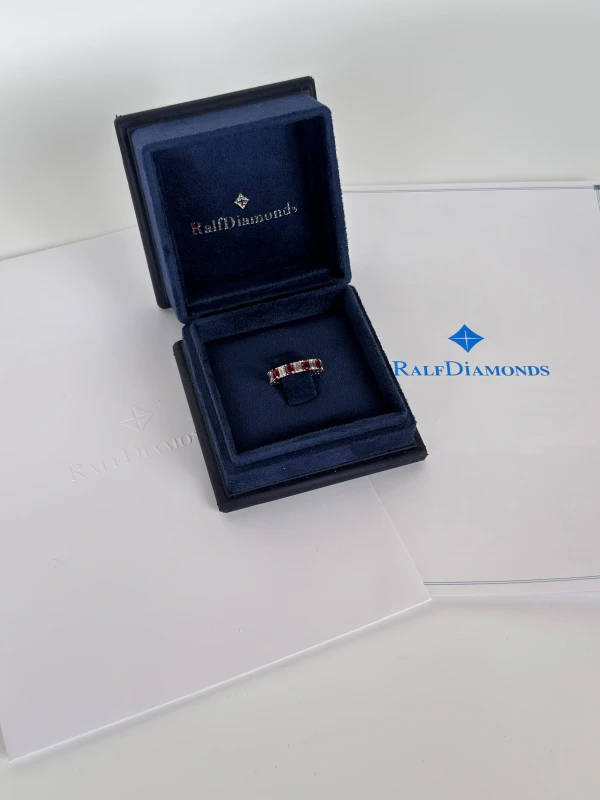 RalfDiamonds RUBY 2.42 & DIAMONDS 2.18 RING (SIZE 51) RFD 2.42 CT 4