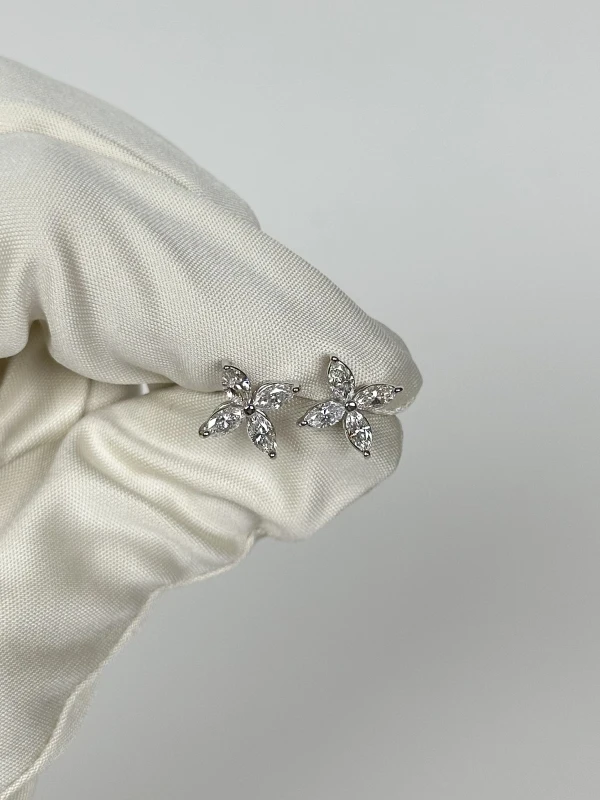 СЕРЬГИ NO NAME MARQUISE EARRINGS NN1.15CT 3