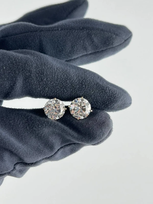 No name ROUND DIAMOND 3.01-3.02 K-I/I1 EARRINGS 3.01-3.02 K-I/I1 7