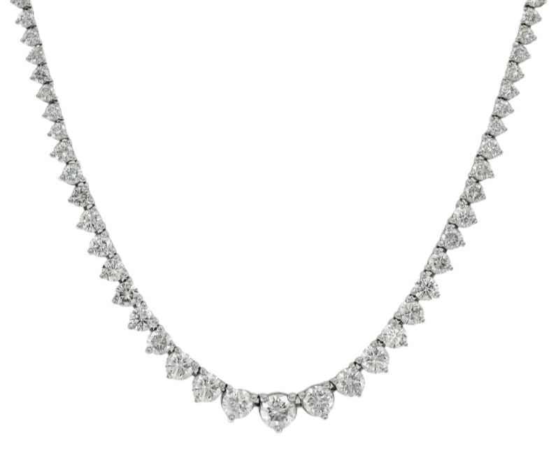 DIAMOND 15.09 CT F-G/VVS NECKLACE