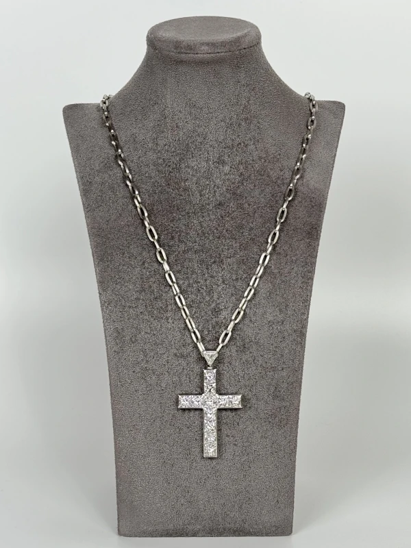 No name DIAMOND 23.05 CT E-F/VVS1-VS1 CROSS PENDAT NN23.05 CT 3