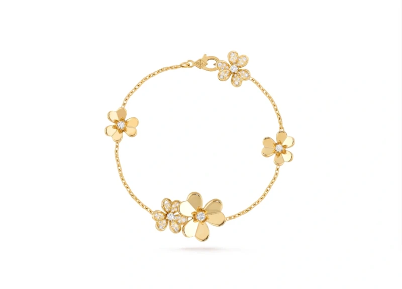 Frivole bracelet, 5 flowers