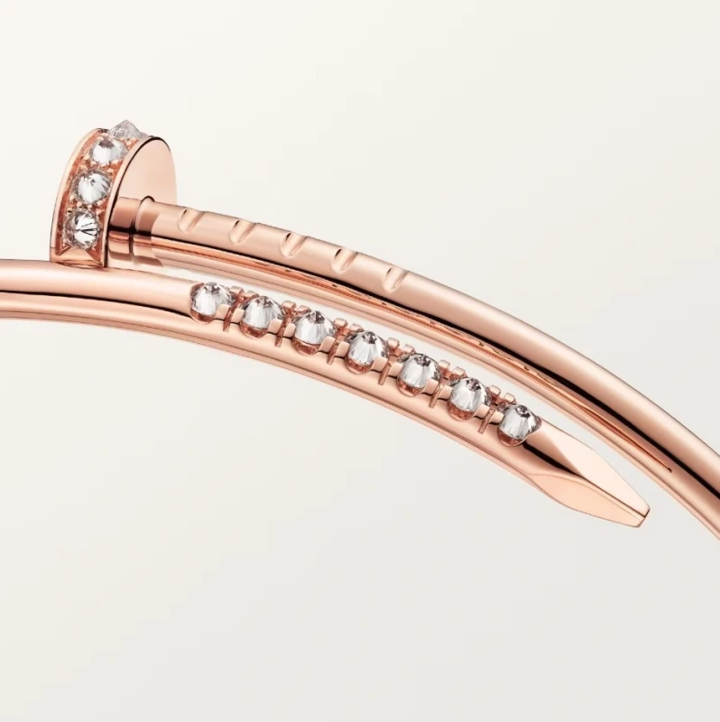 Cartier Juste un Clou bracelet, small model, reverse-set diamonds (SIZE 16) B6091316 2