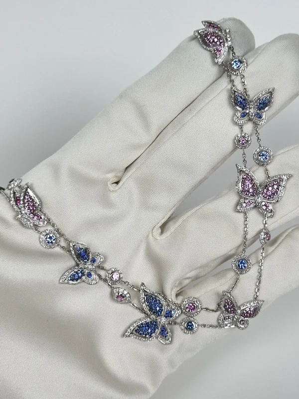 Chopard HAPPY BUTTERFLY NECKLACE 41/4985/401 4