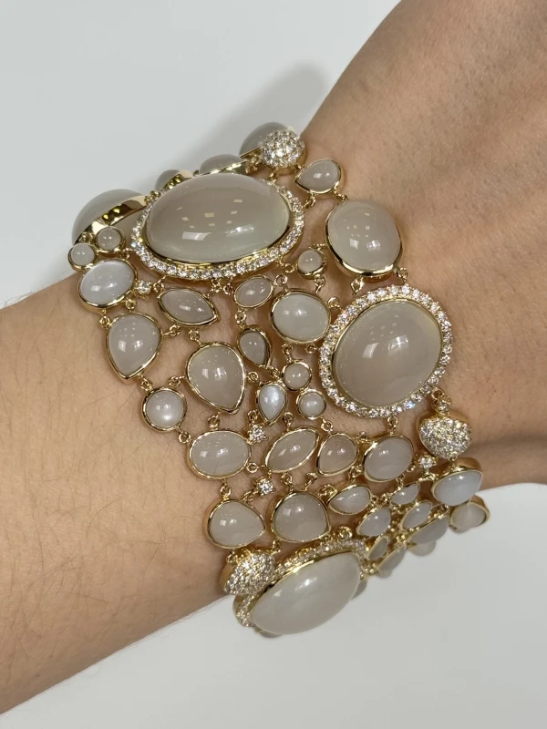 RalfDiamonds DIAMOND & MOONSTONE BRACELET NN4.75 3