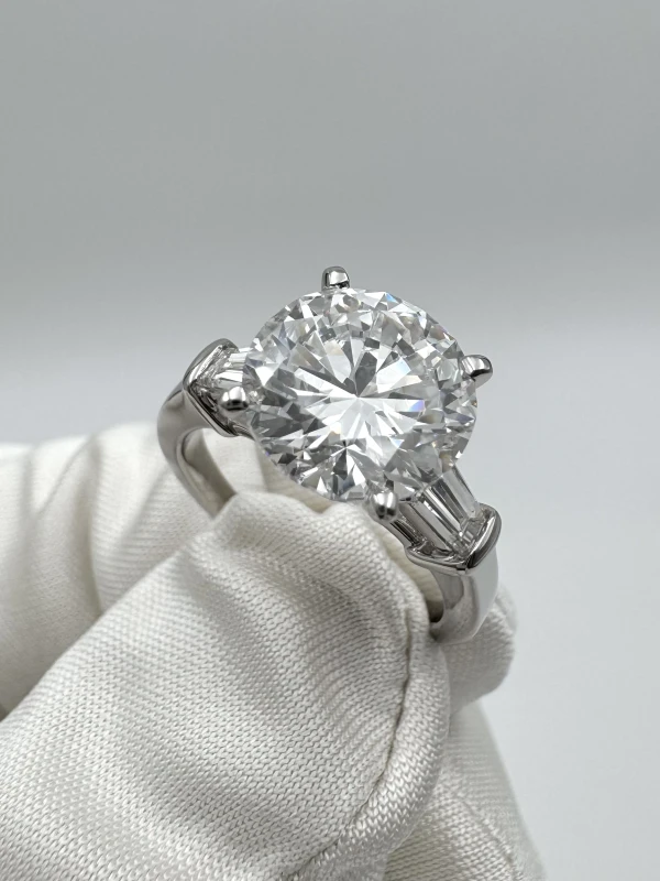 Bvlgari ROUND DIAMOND 3.01 CT D/VVS1 RING (SIZE 49) BVG3.01 D/VVS1 4