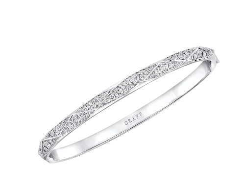 Laurence Graff Signature Pavé Diamond Bangle (SIZE 16)