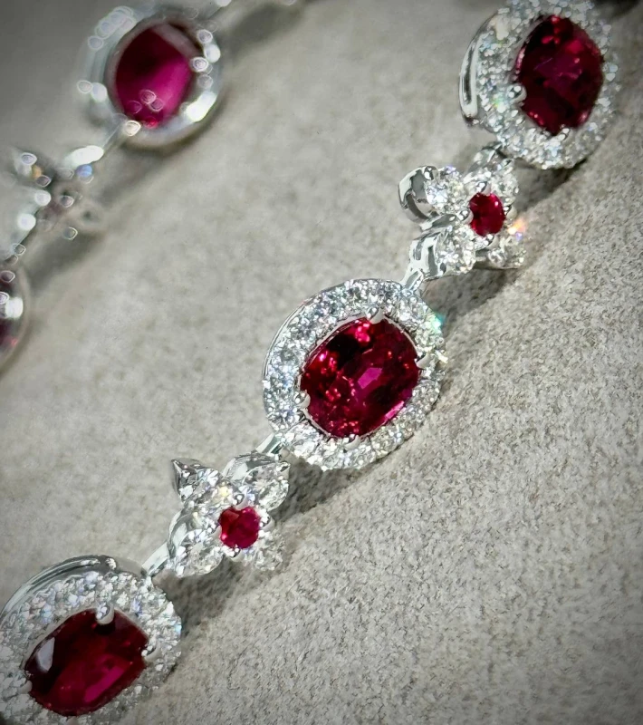 RalfDiamonds RUBY BRACELET 9.17 CTS 65RUBY4685 3