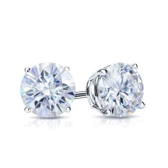 Earrings without a brand С БРИЛЛИАНТАМИ 1.00 CT H/VS2 - 1.00 CT H/VS2 1.00 CT H/VS2 - 1.00 CT H/VS2