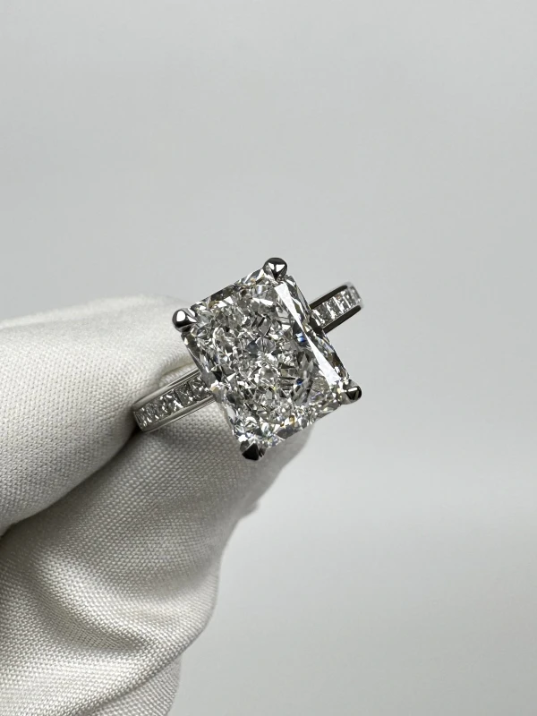 Earrings without a brand DIAMOND RING 4.01 CT F/SI1 (GIA) NNR4.01CT 5