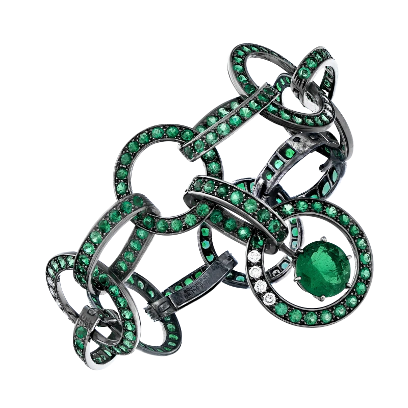 Boucheron DESDEMONA EMERALD 11.39 CT SET EM SET 2