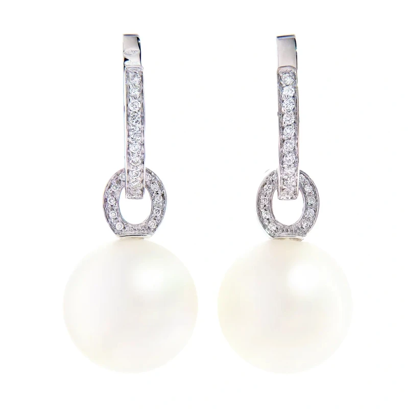 PEARL & DIAMOND EARRING