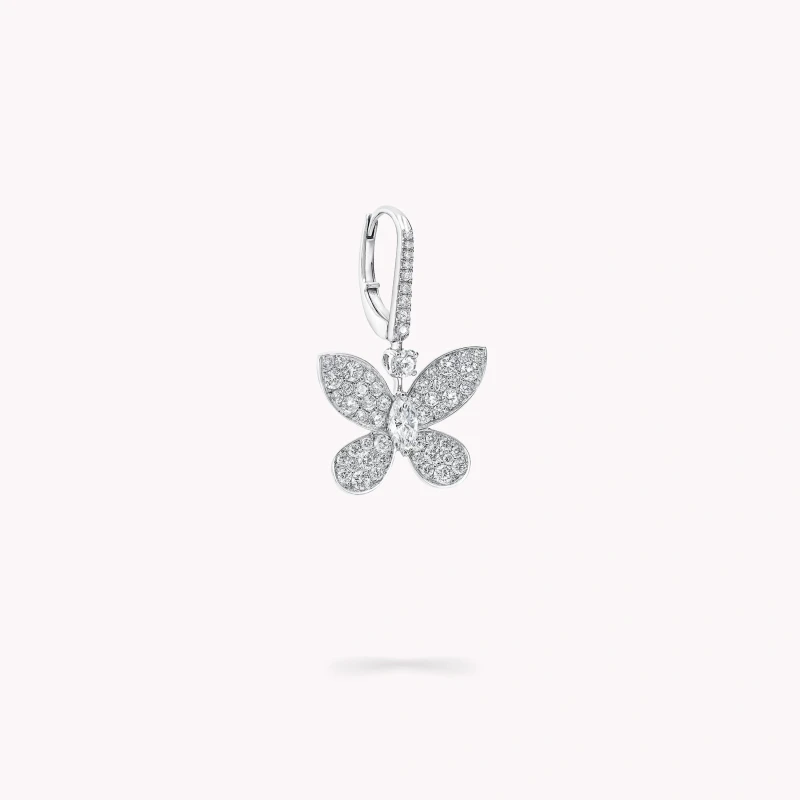 Graff DIAMOND PAVE BUTTERFLY MOTIF EARRINGS RGE642 3