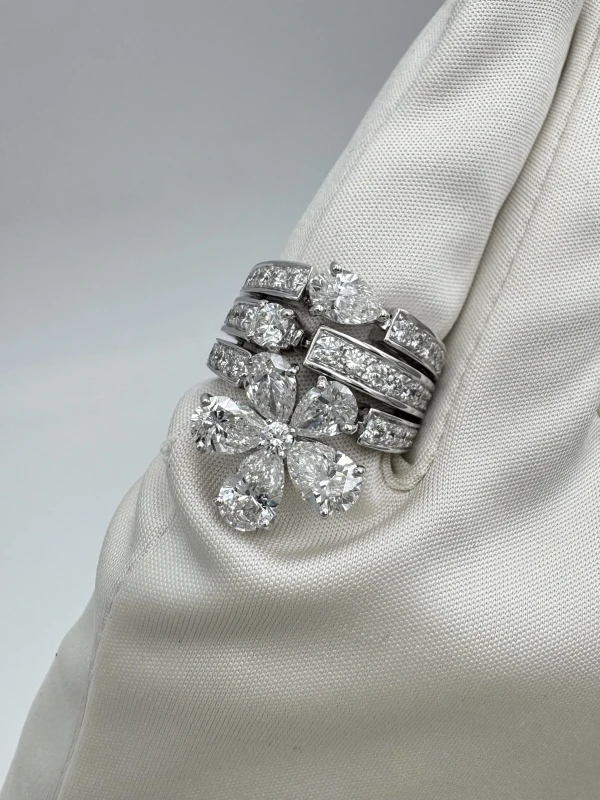 Bvlgari CONTRAIRE DIAMOND 5.72 CT RING (SIZE 53) BVG5.72 4