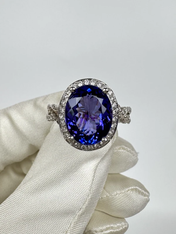 RalfDiamonds КОЛЬЦО С ТАНЗАНИТОМ 4.70CT 4.70 CT 2