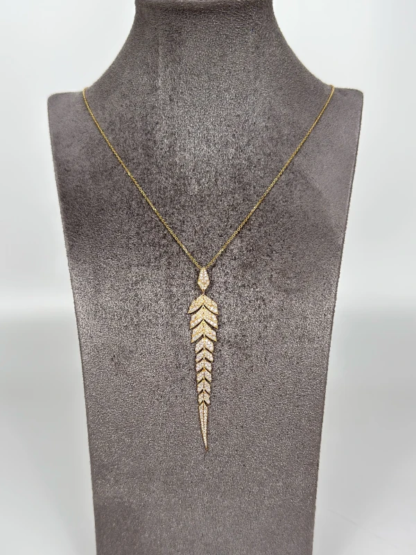 Stephen Webster TAIL FEATHER LONG DROP PENDANT WP0714 2