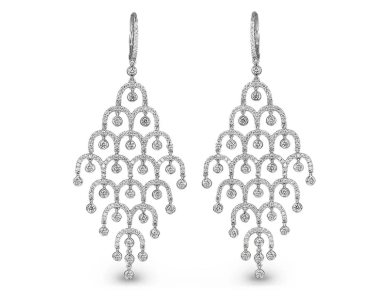 DIAMOND EARRINGS 4.62CT F/VS