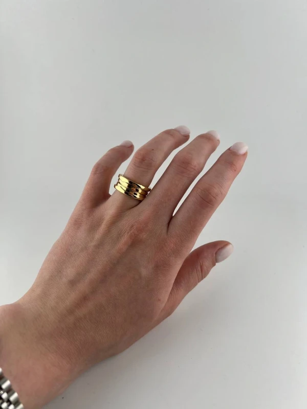 Bvlgari B.ZERO1 RING, YELLOW GOLD AN191023 3