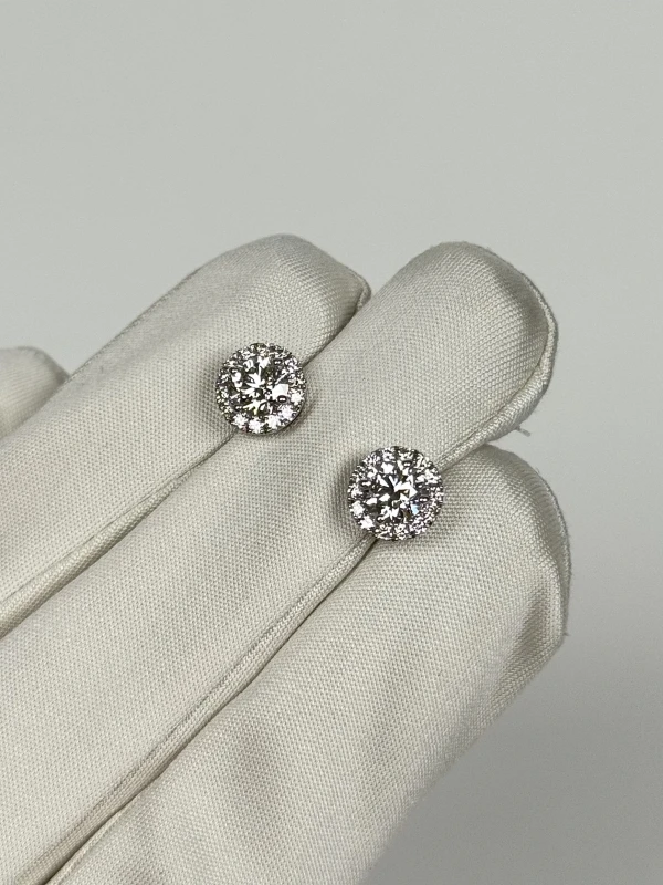DeRosa DIAMOND EARRINGS 0.70-0.70 CT F/VS1-VS2 (GIA) E4661804 3