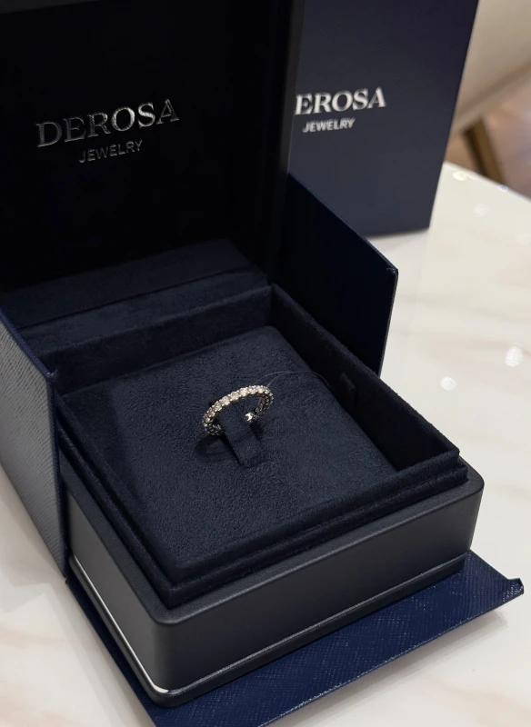 DeRosa ROUND DIAMOND ETERNITY RING 1.51 CT R152 2