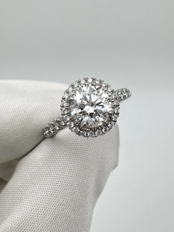 Cartier ROUND DIAMOND 1.20 СТ G/VVS1 RING (GIA) N4246851 2