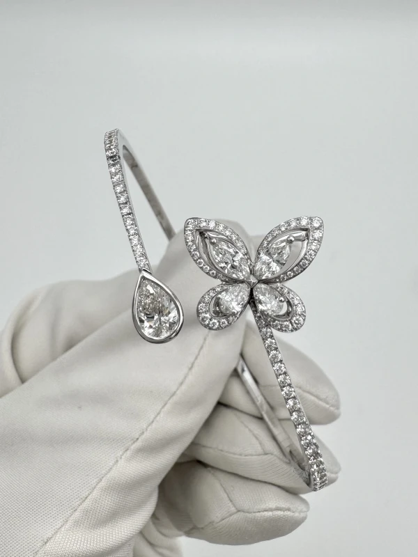 Graff Butterfly Diamond 3.38 ct Bracelet (SIZE L) RGB266 4