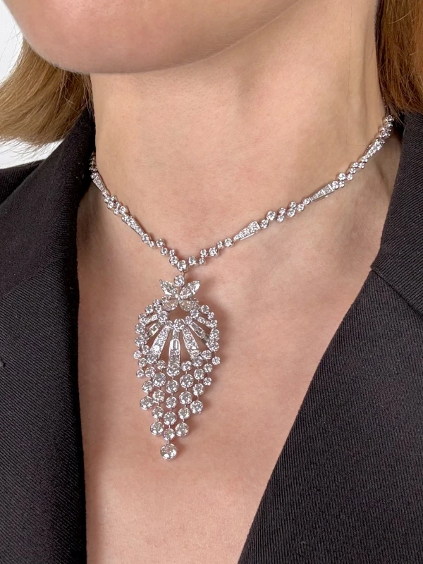 Graff Butterfly Diamond 16.00 ct Necklace RGN16.00 2
