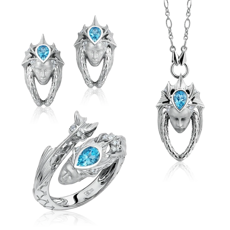 Magerit TOPAZ & DIAMOND MAGERIT PENDANT MAGERPENDANT231224 2