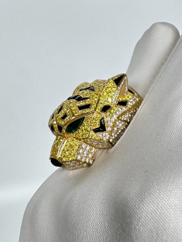 Cartier LIMITED EDITION FAUNE ET FLORE DE CARTIER RING (SIZE 52) H4230652 5