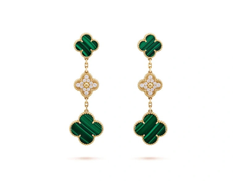 Magic Alhambra earrings, 3 motifs