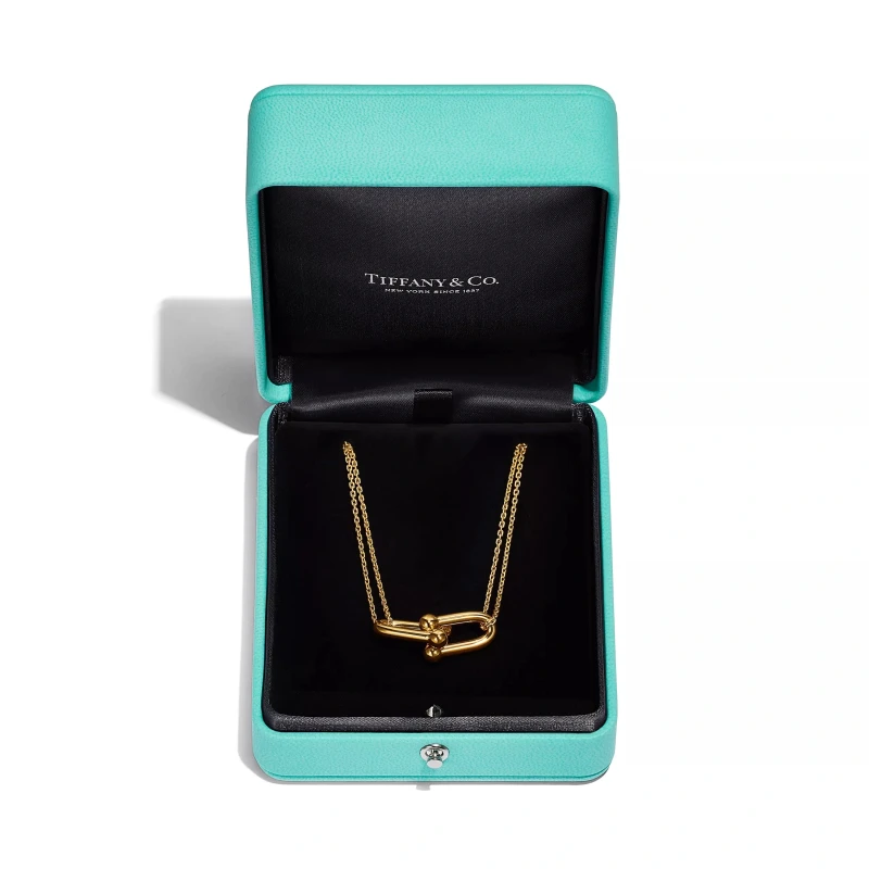 Tiffany & Co HardWear Large Double Link Pendant in Yellow Gold 63364231 3