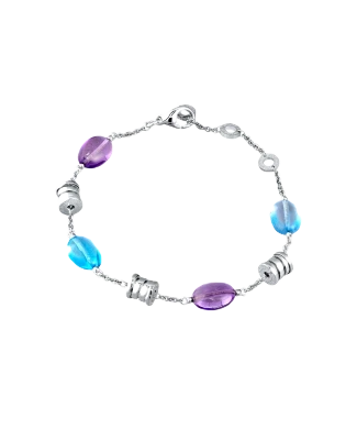 Topaz/Amethyst B.Zero1 Bracelet