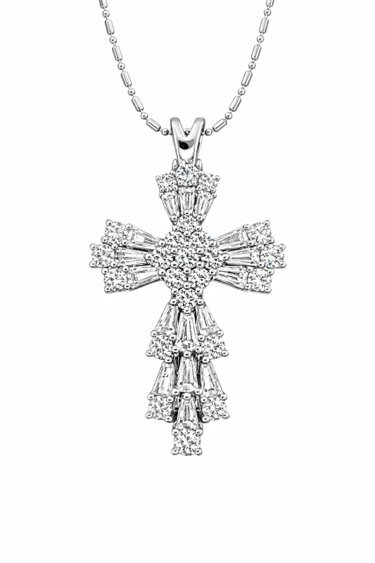 Scavia DIAMOND 2.27 CT CROSS PENDANT SCAVIA 1