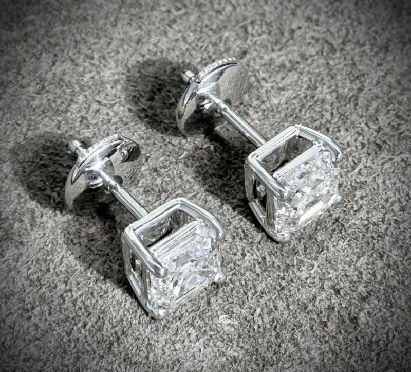 Earrings without a brand DIAMOND EARRINGS 1.51 - 1.52 CT G/VS1 (GIA) 1.51-1.52 CT G/VS1 3