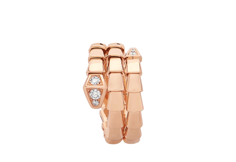 Bvlgari SERPENTI VIPER RING, ROSE GOLD 357876 2