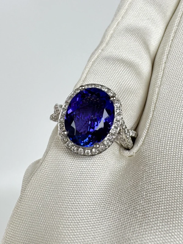 RalfDiamonds КОЛЬЦО С ТАНЗАНИТОМ 4.70CT 4.70 CT 3