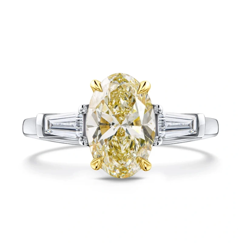 OVAL DIAMOND 1.50 CT Y-Z/IF RING (GIA)