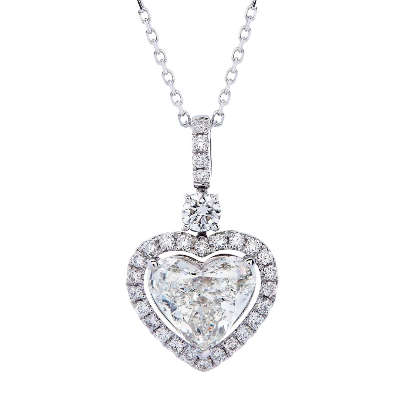 HEART DIAMOND 2.06 CT J/SI1 PENDANT (GIA)