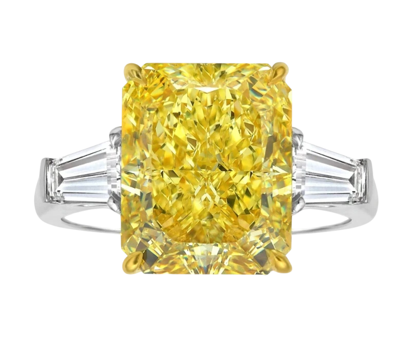 DIAMOND 27.02 CT FANCY LIGHT YELLOW/VS2 RING (GIA)