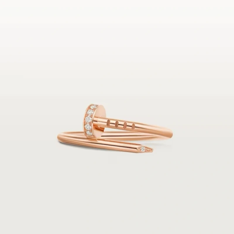 Cartier JUSTE UN CLOU RING, SMALL MODEL, DIAMONDS (SIZE 52) B4244852 4