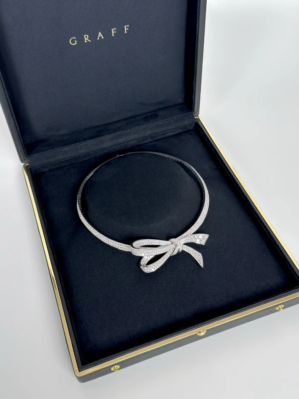 GRAFF Tilda's Bow Diamond 14.61 ct Necklace RGN899 7