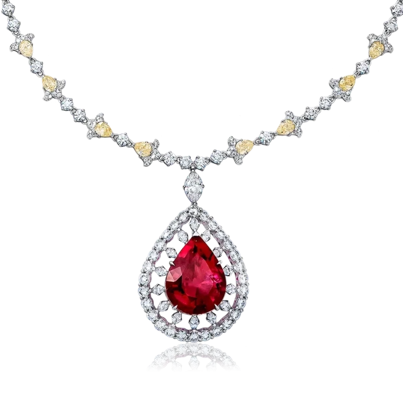 TOURMALINE 21.06 CT NECKLACE