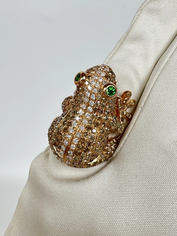 RalfDiamonds ROSE GOLD DIAMONDS AND EMERALD Rose gold Diamonds and Emerald 5