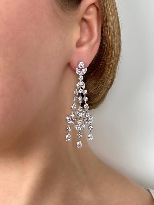 Earrings without a brand MIX CUT 19.98 CT EARRINGS Mix19.98ct 2