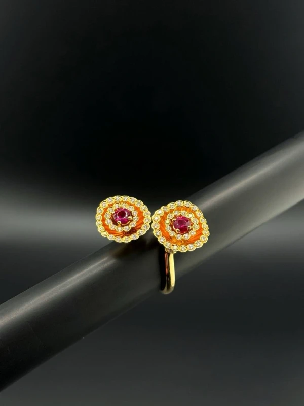 Boucheron FROU FROU EXQUISITION CONFIDENCES RING, RUBIES AND DIAMONDS, YELLOW GOLD JRG0073554 8