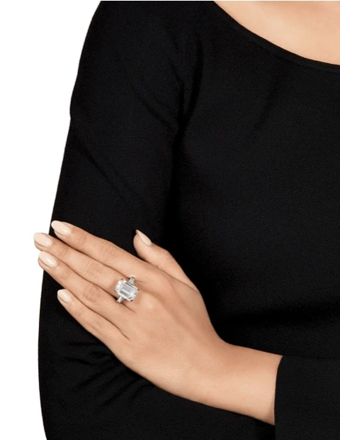 Harry Winston EMERALD-CUT DIAMOND 10.87 CT FL EX EX 10.87 FL 5