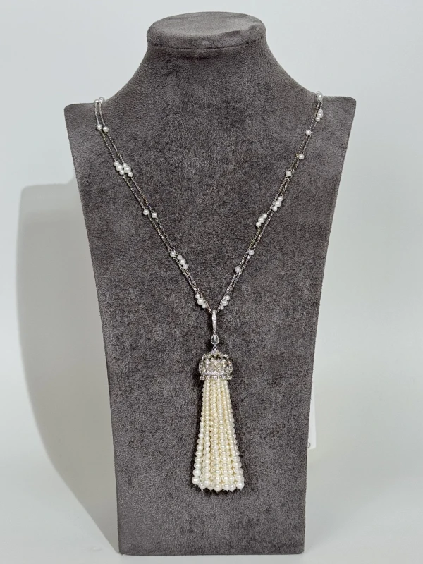 Yanush Gioielli WHITE GOLD 18K NECKLACE YN6031WPRL 6