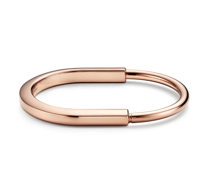 Tiffany Lock Bangle in Rose Gold (M SIZE)